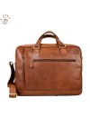 Vegetable Tanned Leather Briefcase - Russell