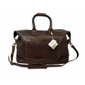 Genuine Leather Weekend Travel Bag - Janette
