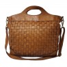 Sac à Main en Cuir Véritable Tressé - Patty