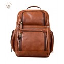 DLB - Travel Backpack in Genuine Vegetable Tanned Leather - Daniel