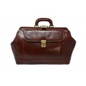DLB - Genuine Leather Doctor Bag with Front Pocket - Lilo