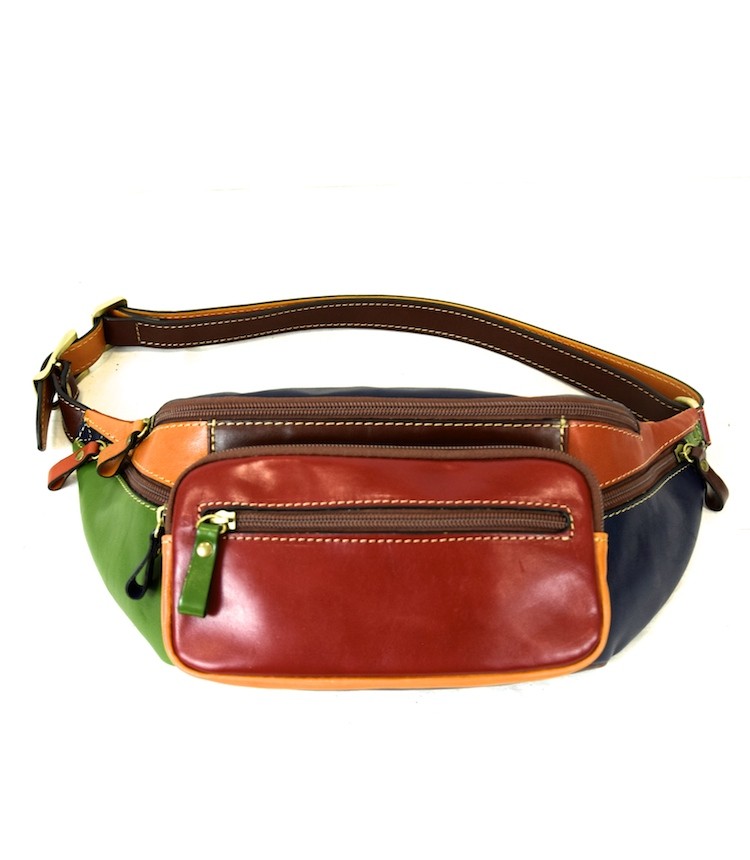 Genuine Leather Vegetable Tanned Bum Bag Karr