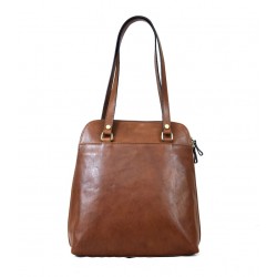 Vegetable Tanned Leather Shoulder Bag and Backpack - Arena