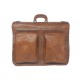 Leather Garment Bag - 2 Hangers - Ebisu