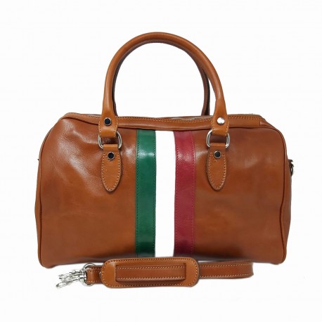 Bolso en Piel con Tricolor Italiano - Missi