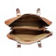 Leather Bowling Bag with Italian Flag - Missi
