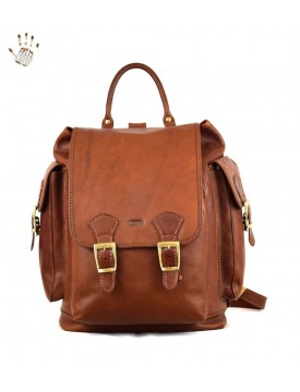 Women Leather Backpack - Cautha