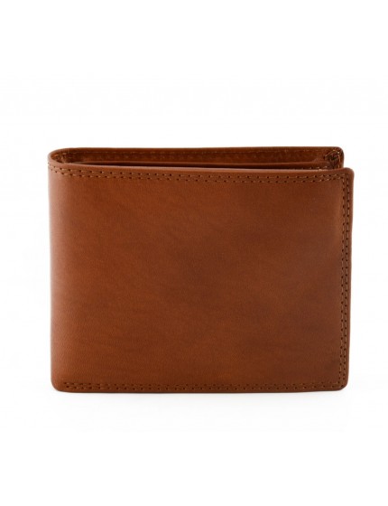 Portefeuille pour Homme en Cuir Véritable, 14 poches pour cartes de crédit - Grey