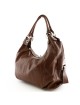 Borsa Shopper in Vera Pelle, Manici con anelli in metallo - Brandie