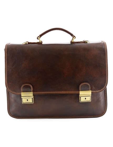 Leather Business Bag - Maniva