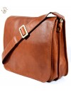 Leather Shoulder Bag Men - Feronia