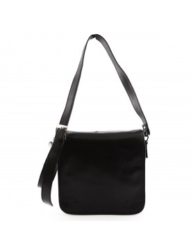Genuine Leather Messenger Bag with Adjustable Shoulder Strap - Uni