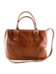 Genuine Leather Shoulder Bag for Woman with 2 compartments - Karen