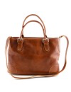 Genuine Leather Shoulder Bag for Woman with 2 compartments - Karen