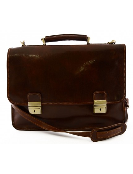 Leather Briefcase - Daliah