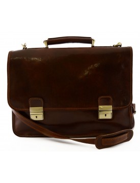 Leather Briefcase - Daliah