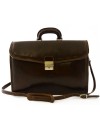 Genuine Leather Professional Briefcase 3 Compartments - Manny