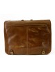 Leather Garment Bag - 2 Hangers - Ebisu