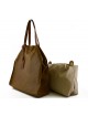 Borsa Donna Shopper in Pelle Vera con Sacca Interna - Greta