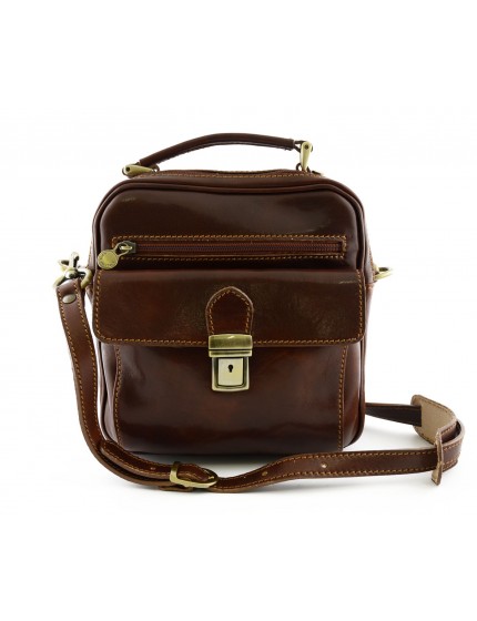Sac en Cuir Véritable pour Homme avec 2 Poches Frontales - Humpy