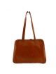 Genuine Leather Shoulder Bag 3 Compartments - Victoria
