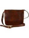 Messenger Tasche aus echtem Leder für Herren 2 Fächer Größe M - Scott