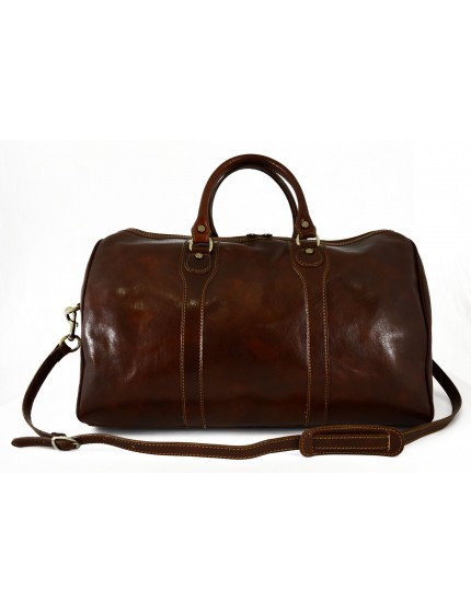 Leather Travel Bag - Sheila