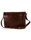 Bolso Messanger para Hombre en Piel Verdadera 2 compartimentos - Santos