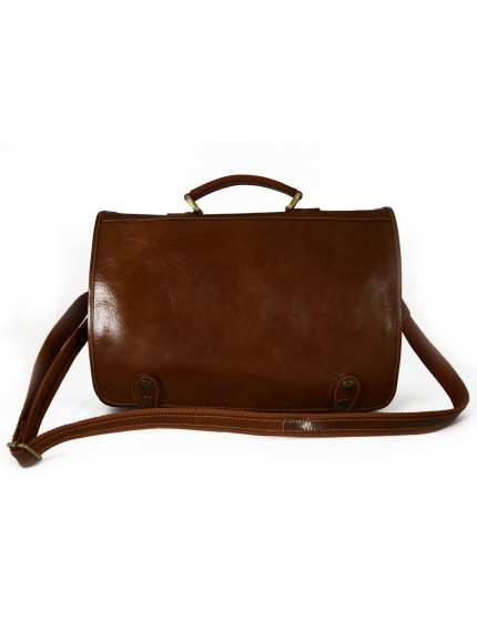 Business Briefcase in Genuine Leather with inside pockets - Finny