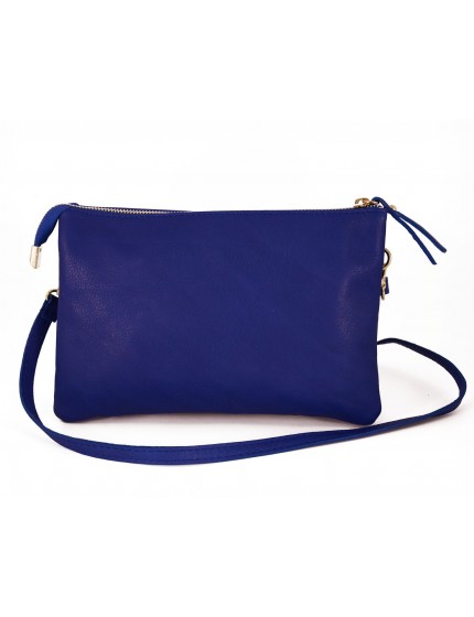 Bolso de Mano en Piel Verdadera con Dos Compartimentos - Sinead