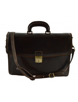 Leather Briefcase - Nelly