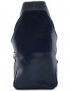 Echtes Leder Mono-Schulter Rucksack mit Fronttasche - Chateau