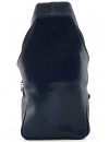 Genuine Leather Mono-Shoulder Backpack with Front Pocket - Chateau