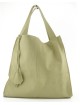 Borsa Shopper in Vera Pelle con Ciondolo in Pelle - Lilli