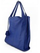 Borsa Shopper in Vera Pelle con Ciondolo in Pelle - Lilli