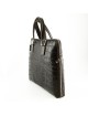 Genuine Leather Woman Briefcase Crocodile Printed - Gaiaco