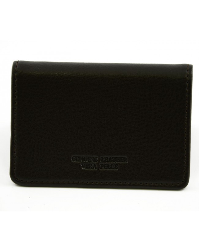Genuine Leather Card Holder with Magnetic Closure - Veezit