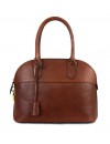 Leather Handbag for Woman with Padlock - Frida