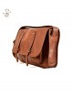 Messenger in Pelle Conciata al Vegetale con Tasche Frontali - Harrison