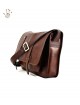 Messenger in Pelle Conciata al Vegetale con Tasche Frontali - Harrison