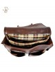 Messenger in Pelle Conciata al Vegetale con Tasche Frontali - Harrison