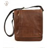 Bolso de Bandolera para Hombre en Piel de Curtido Vegetal - Jerry