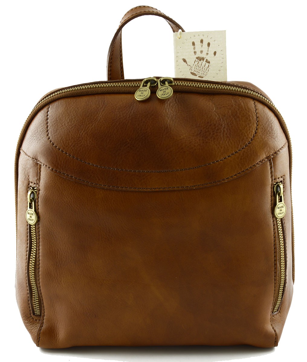 Vegetable tanned leather backpack best sale