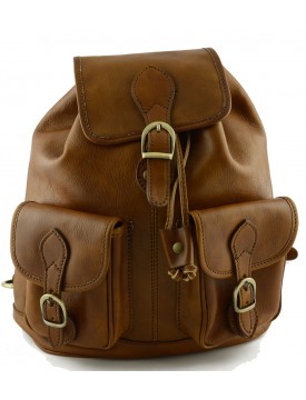 Vegetable Tanned Leather Backpack for Women - Omegave