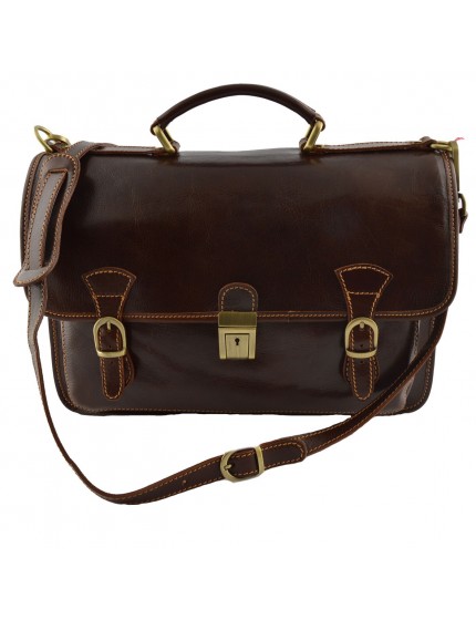 Leather Business Bag - Selvans