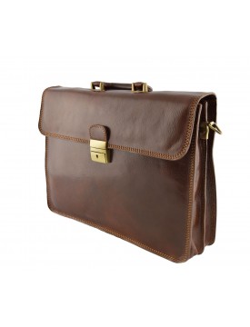 Leather Business Bag- Agneta