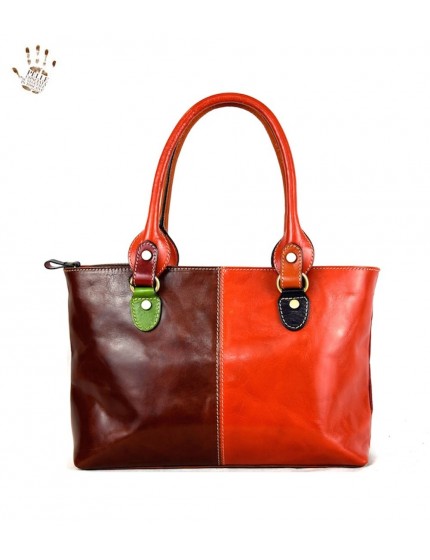 Damen Leder Schultertasche - Beli