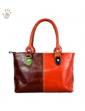 Damen Leder Schultertasche - Beli