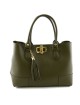 Borsa per Donna a Mano con Accessorio in Pelle - Janet