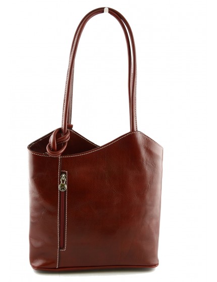 Genuine Leather Shoulder Bag - Giusy